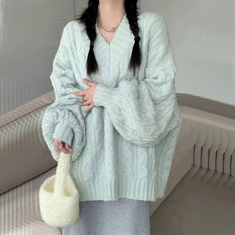 Harajuku V-Neck Sweater