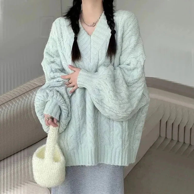 Harajuku V-Neck Sweater