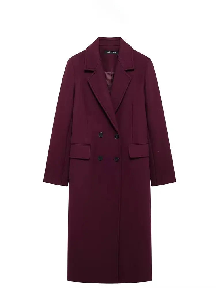 Burgundy Elegance Coat