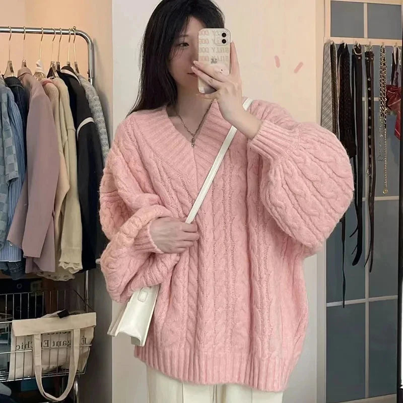 Harajuku V-Neck Sweater