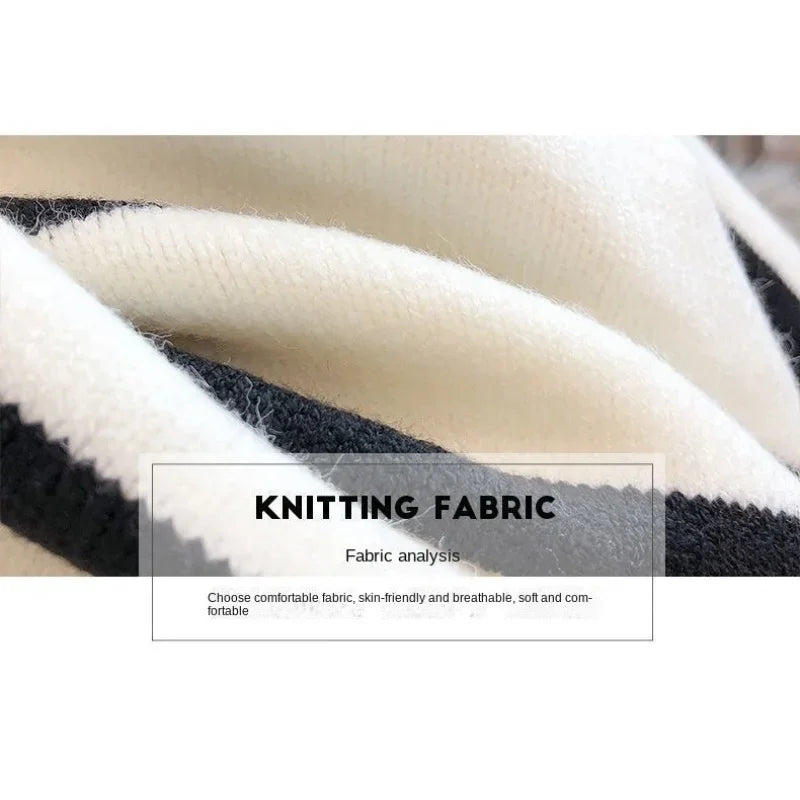 Striped Underlay Sweater