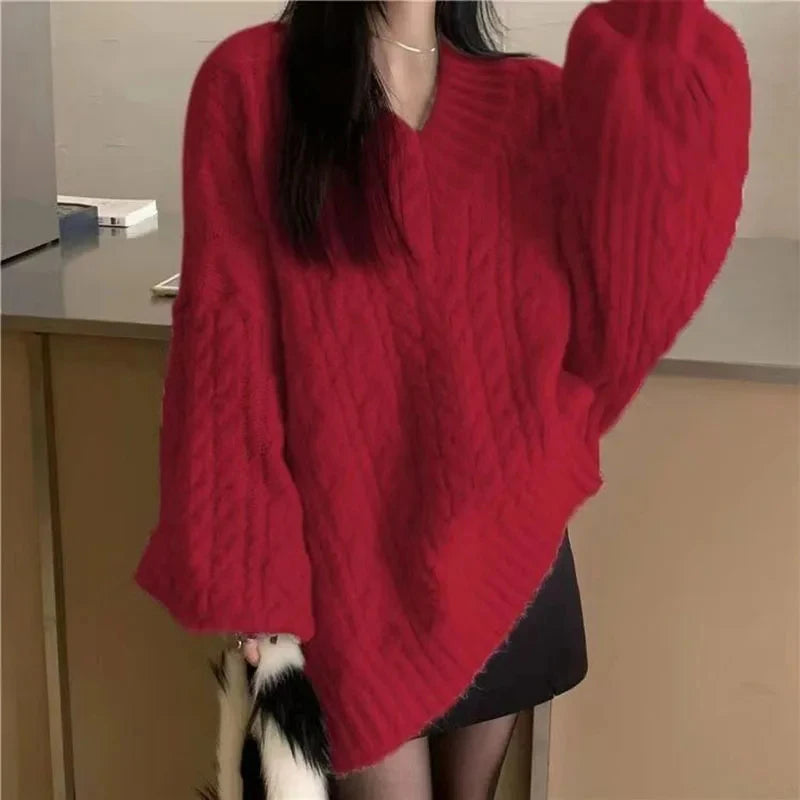 Harajuku V-Neck Sweater